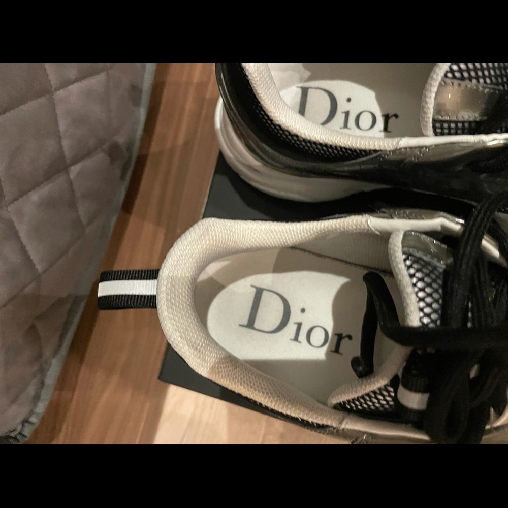 Christian Dior size 44 b22 sneakers black and silver - Picture 5 of 16